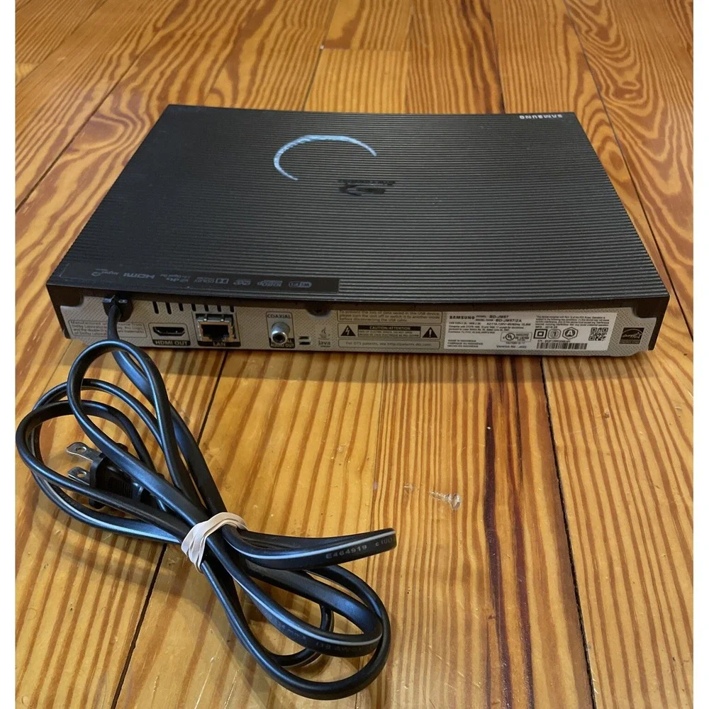 Samsung BD-JM57 Blu Ray DVD Player Curve WiFi Netflix Streaming - NO REMOTE!